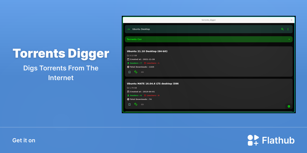 Install Torrents Digger on Linux | Flathub