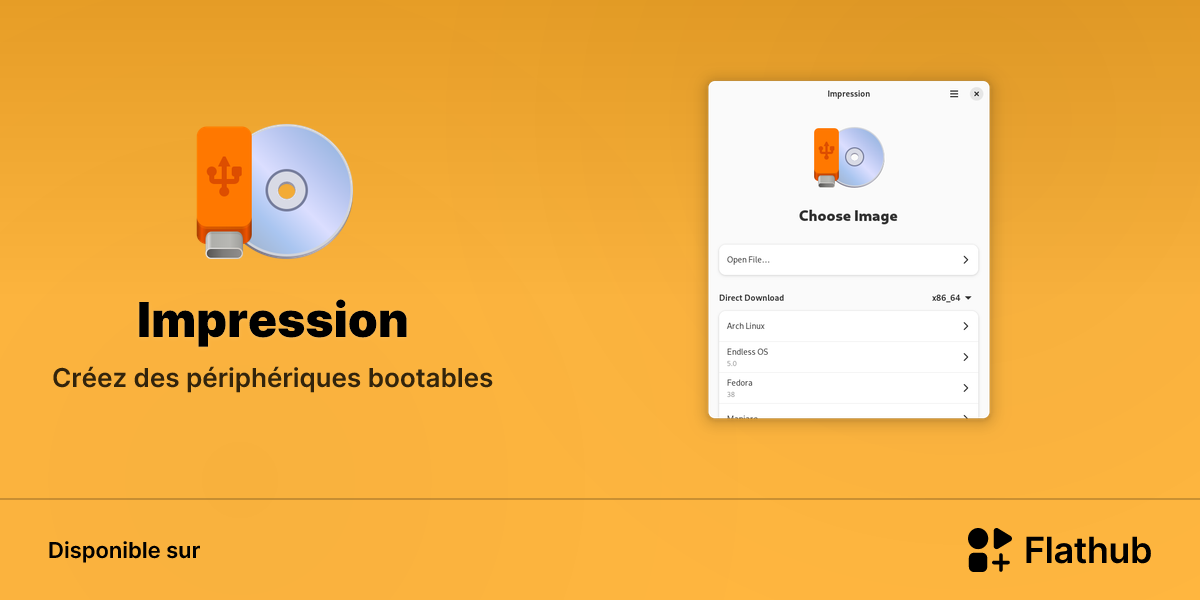 Installer Impression sur Linux | Flathub