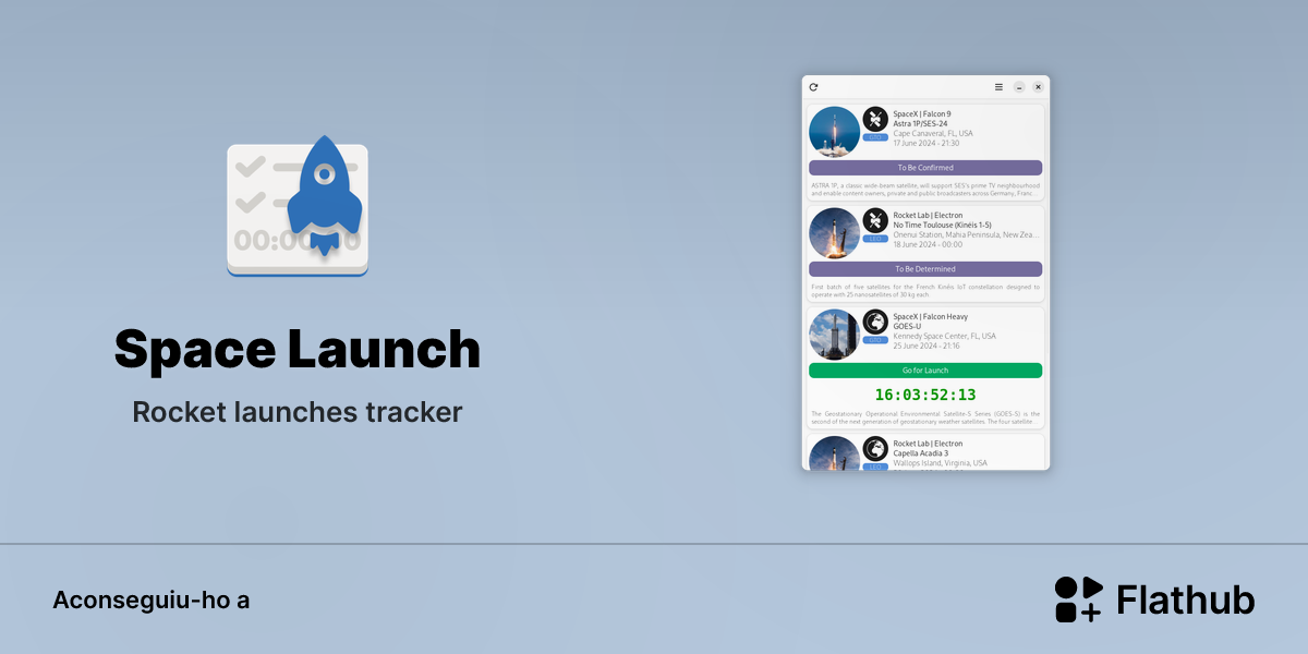 Instal·leu Space Launch a Linux | Flathub