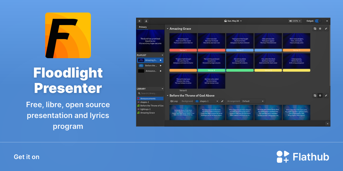 Install Floodlight Presenter on Linux | Flathub