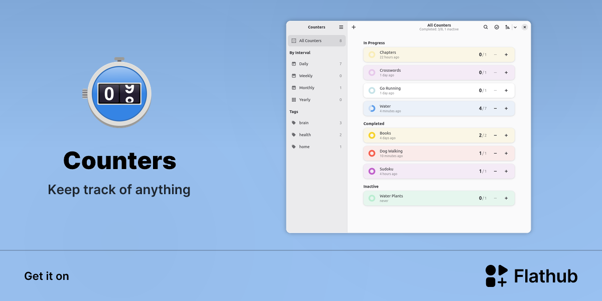 Install Counters on Linux | Flathub
