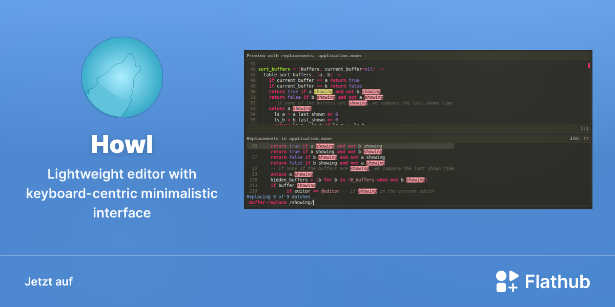 Howl auf Linux installieren | Flathub