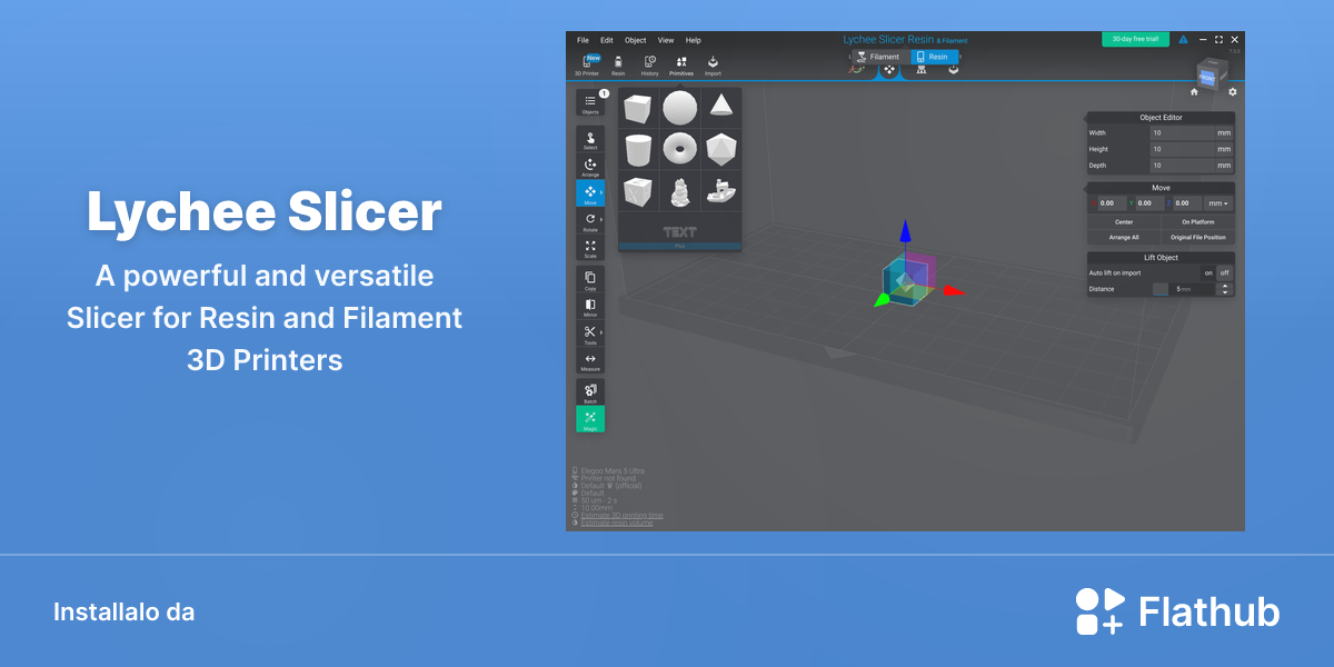 Installa Lychee Slicer su Linux | Flathub