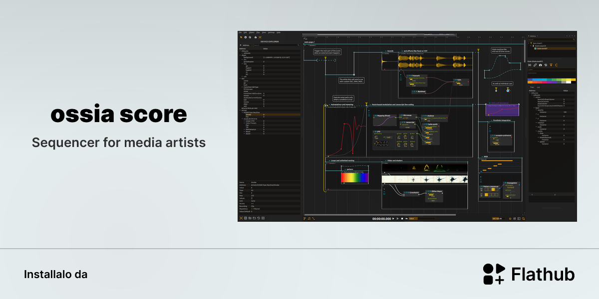 Installa ossia score su Linux | Flathub