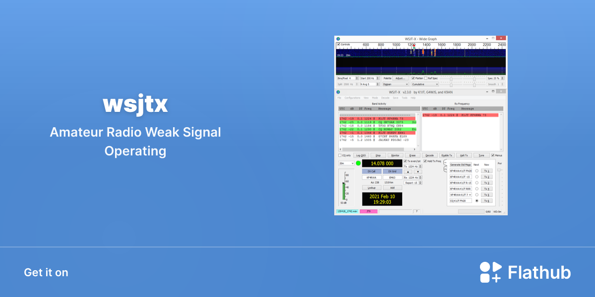 Install wsjtx on Linux | Flathub