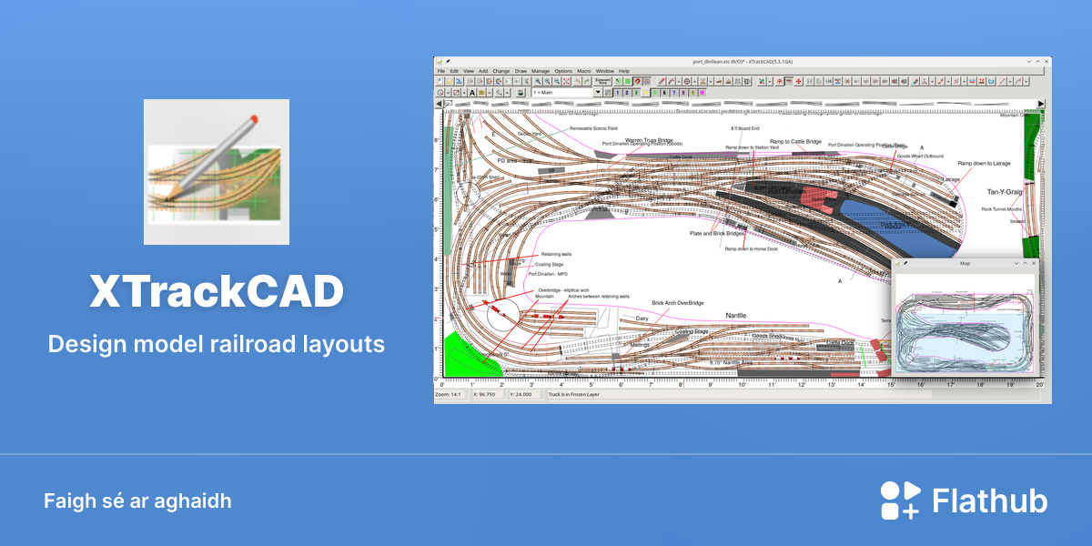 Suiteáil XTrackCAD ar Linux | Flathub