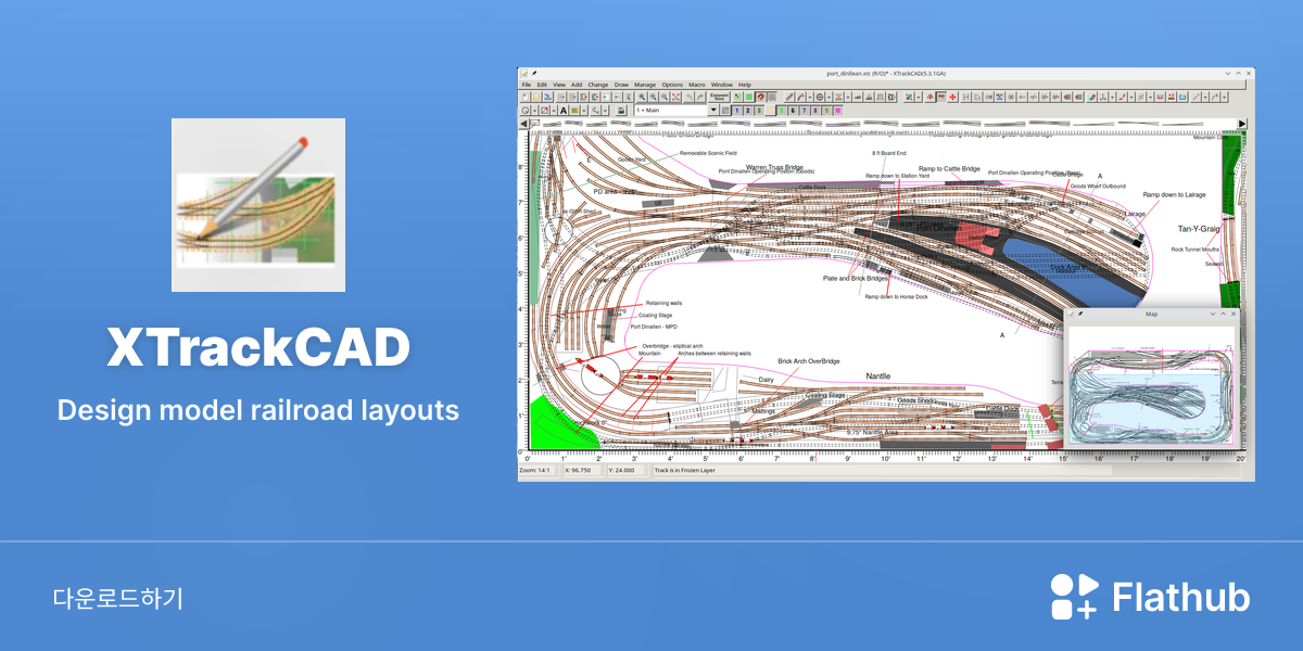 Install XTrackCAD on Linux | Flathub