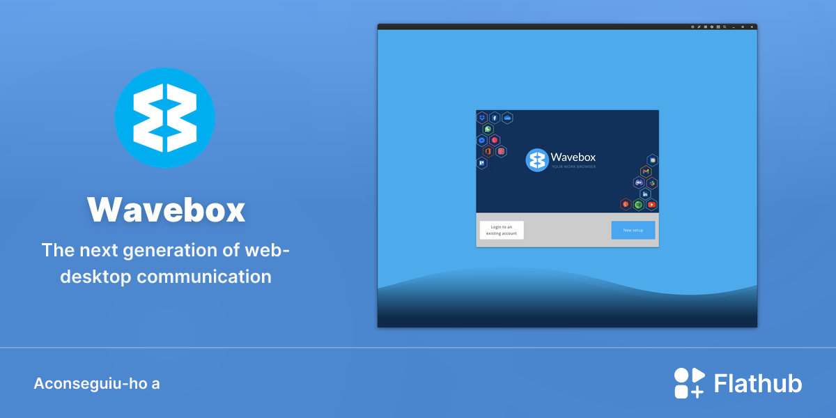 Instal·leu Wavebox a Linux | Flathub