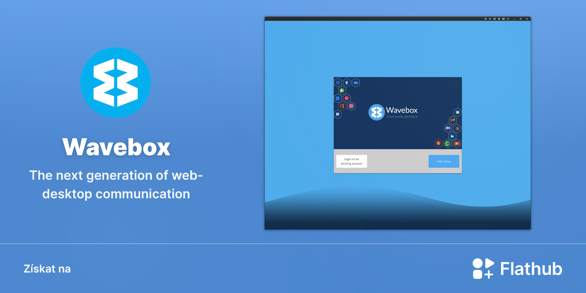 Nainstalovat aplikaci Wavebox na Linux | Flathub