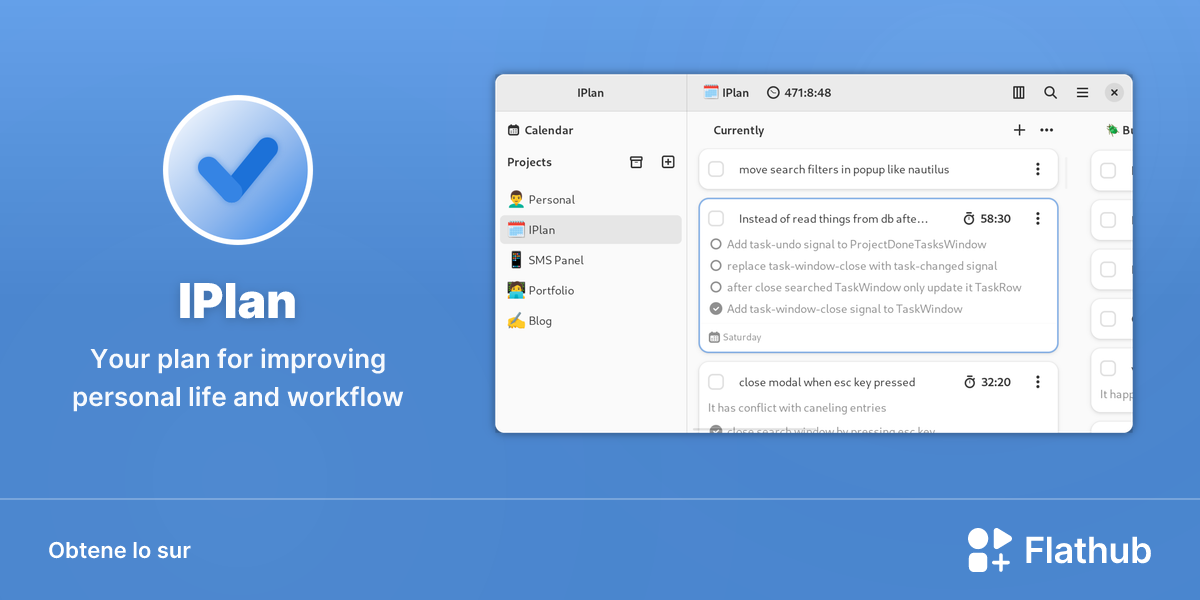 Installar IPlan sur Linux | Flathub