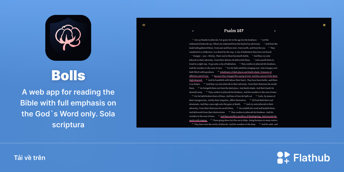 Cài đặt Bolls trên Linux | Flathub