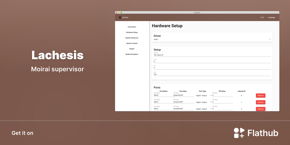 Install Lachesis on Linux | Flathub