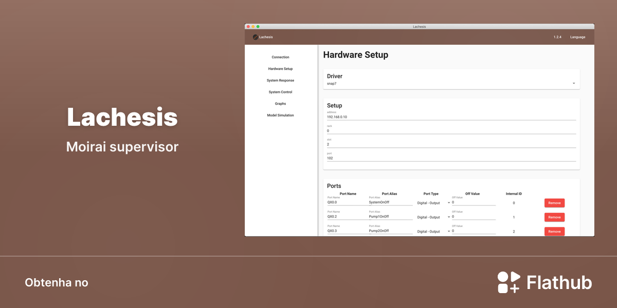 Instalar Lachesis no Linux | Flathub