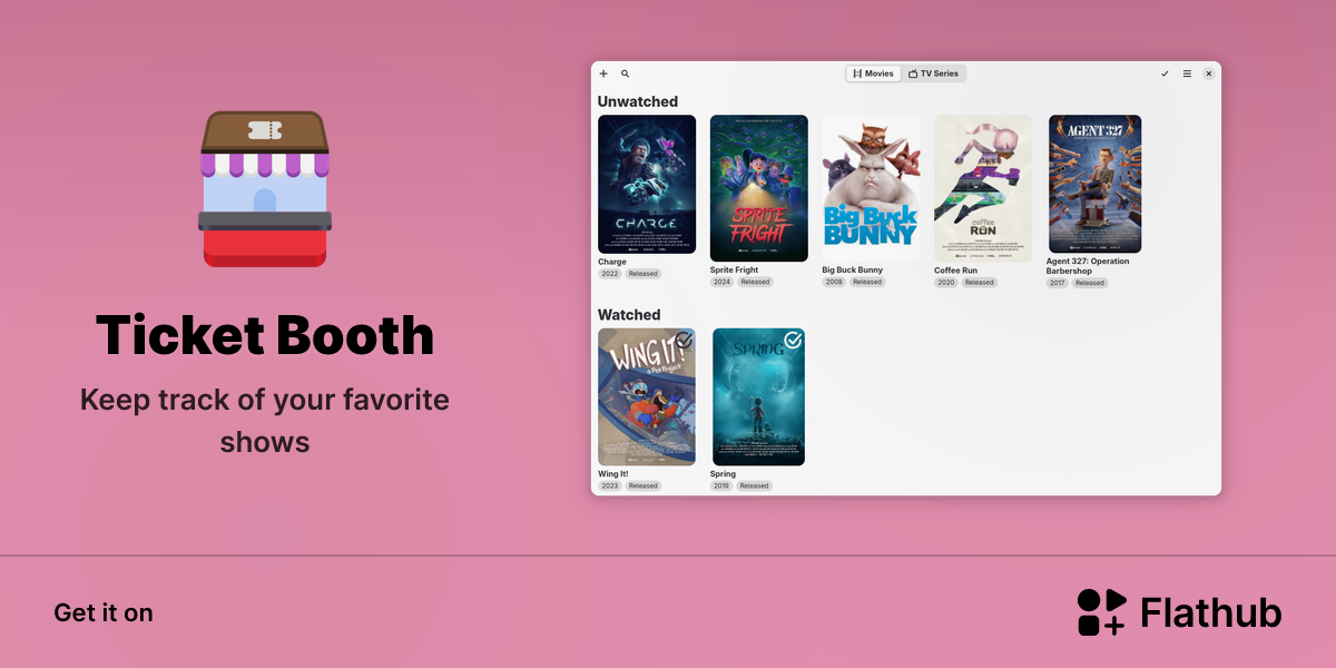 Install Ticket Booth on Linux | Flathub