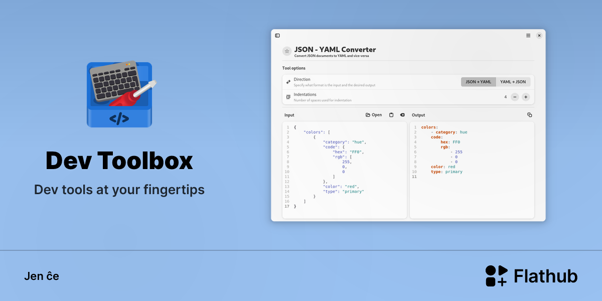 Instali Dev Toolbox sur Linux | Flathub