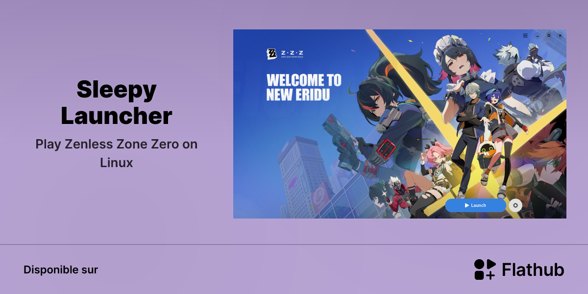 Installer Sleepy Launcher sur Linux | Flathub