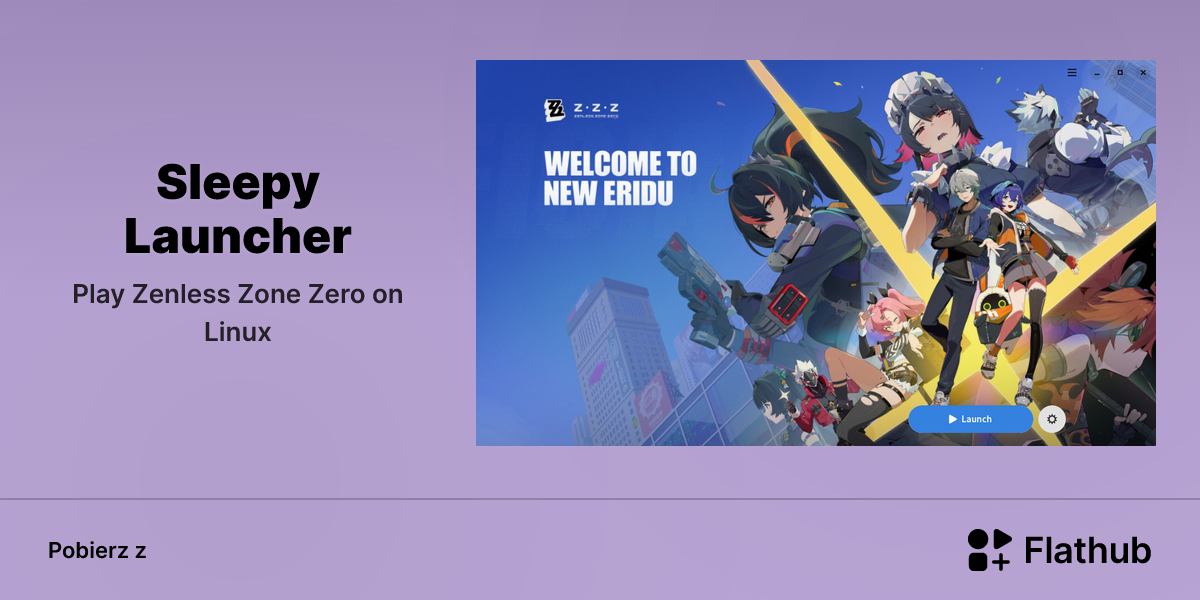 Zainstaluj Sleepy Launcher na Linuksie | Flathub