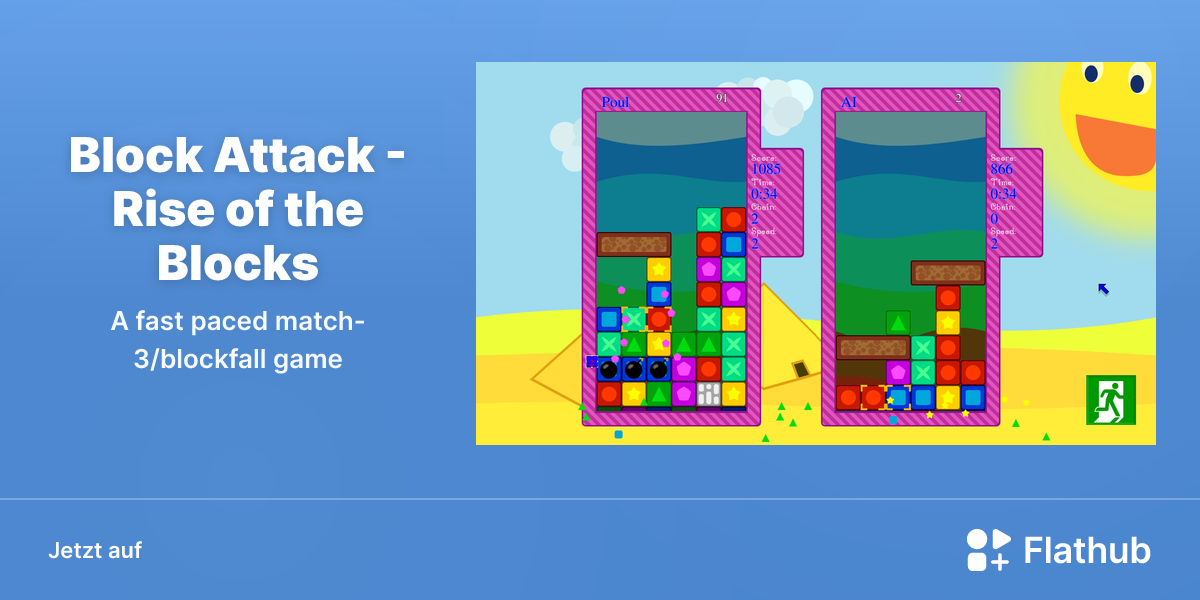 Block Attack - Rise of the Blocks auf Linux installieren | Flathub