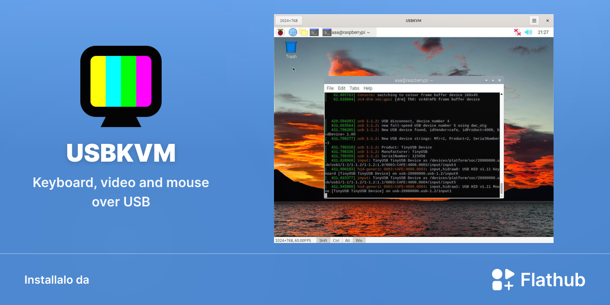 Installa USBKVM su Linux | Flathub
