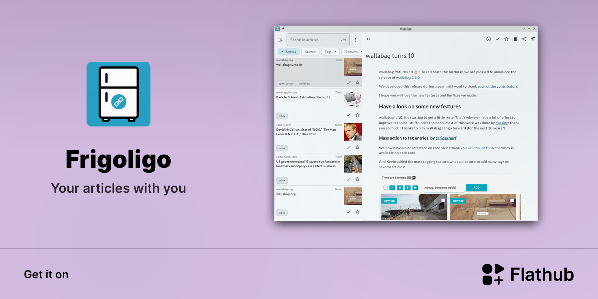 Install Frigoligo on Linux | Flathub