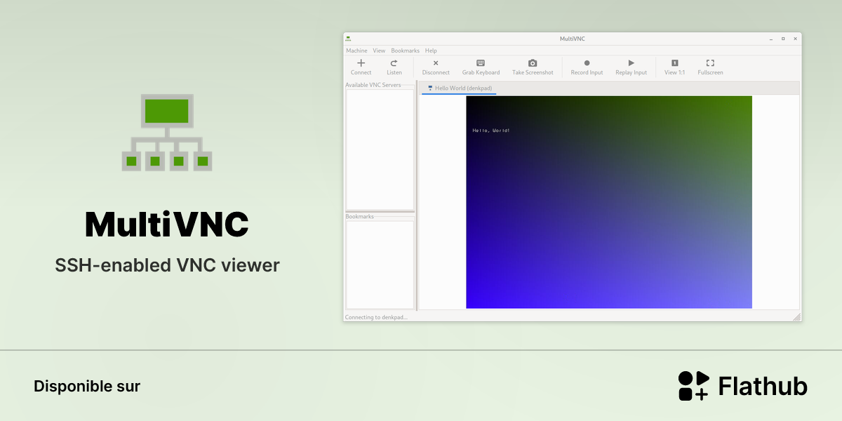 Installer MultiVNC sur Linux | Flathub
