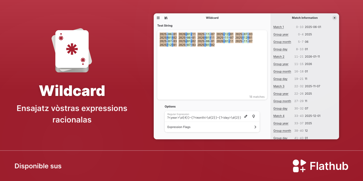 Installar Wildcard sus Linux | Flathub