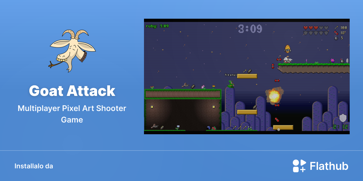 Installa Goat Attack su Linux | Flathub