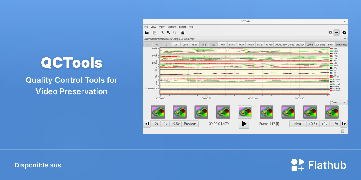 Installar QCTools sus Linux | Flathub