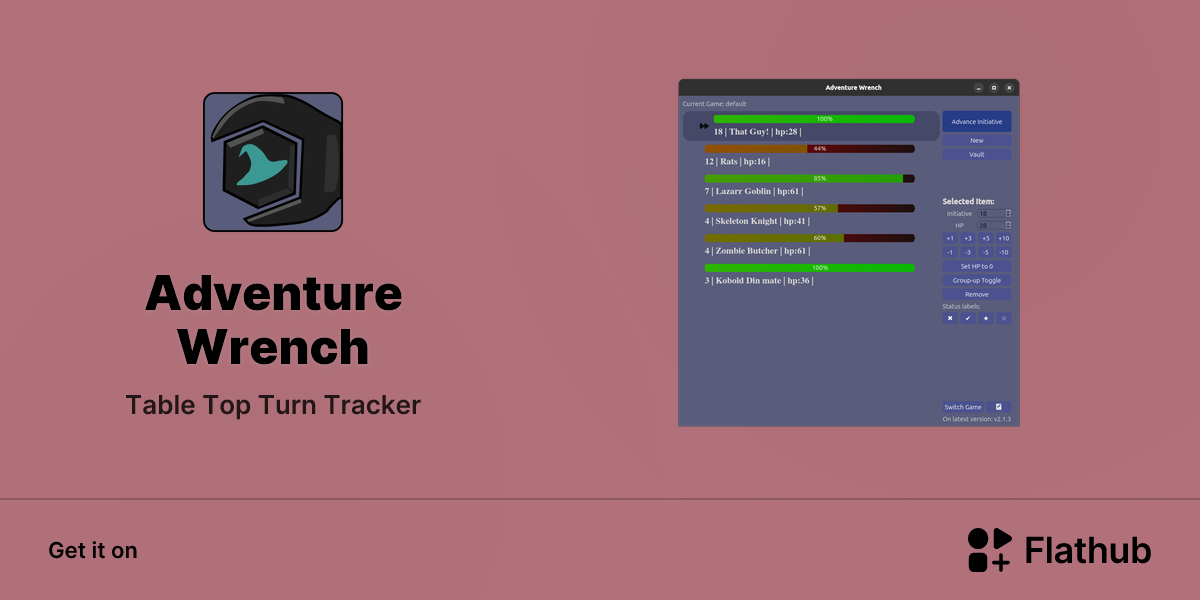 Install Adventure Wrench on Linux | Flathub