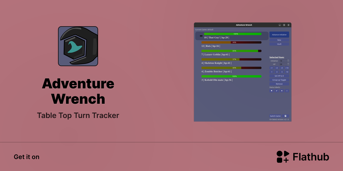 Install Adventure Wrench on Linux | Flathub