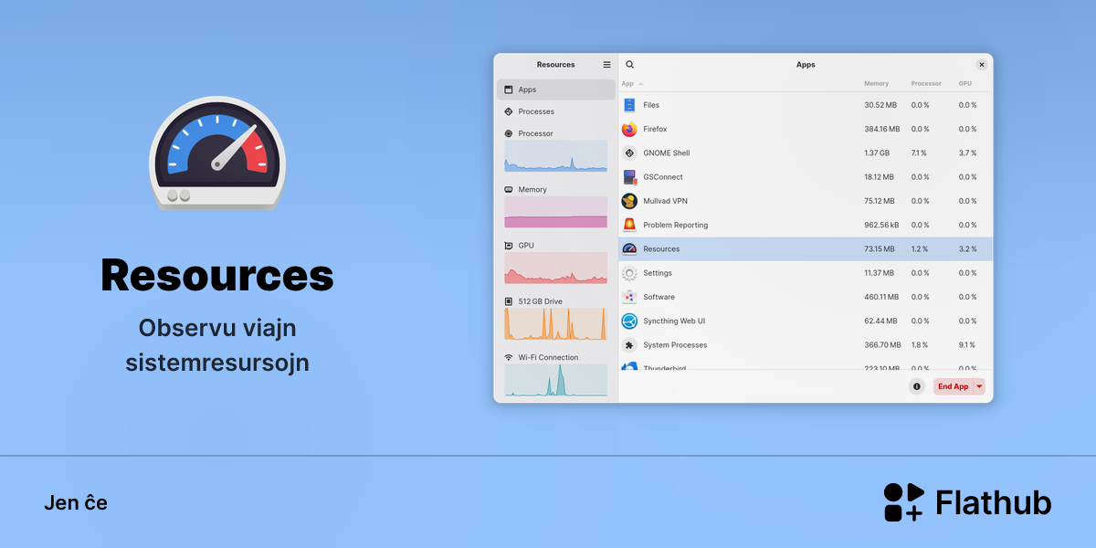 Instali Resources sur Linux | Flathub
