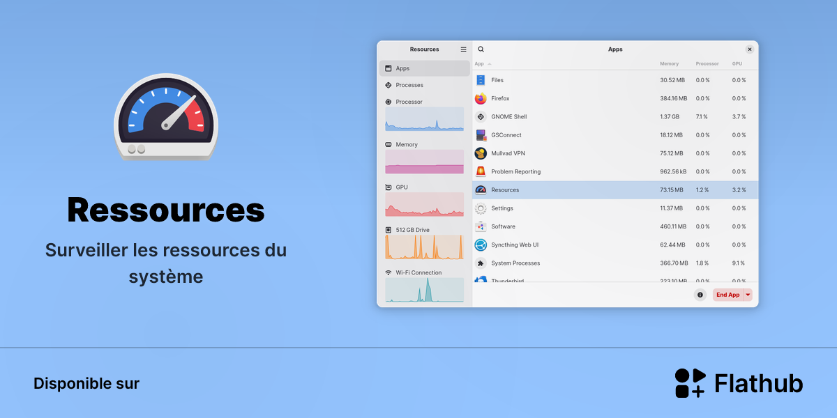 Installer Ressources sur Linux | Flathub