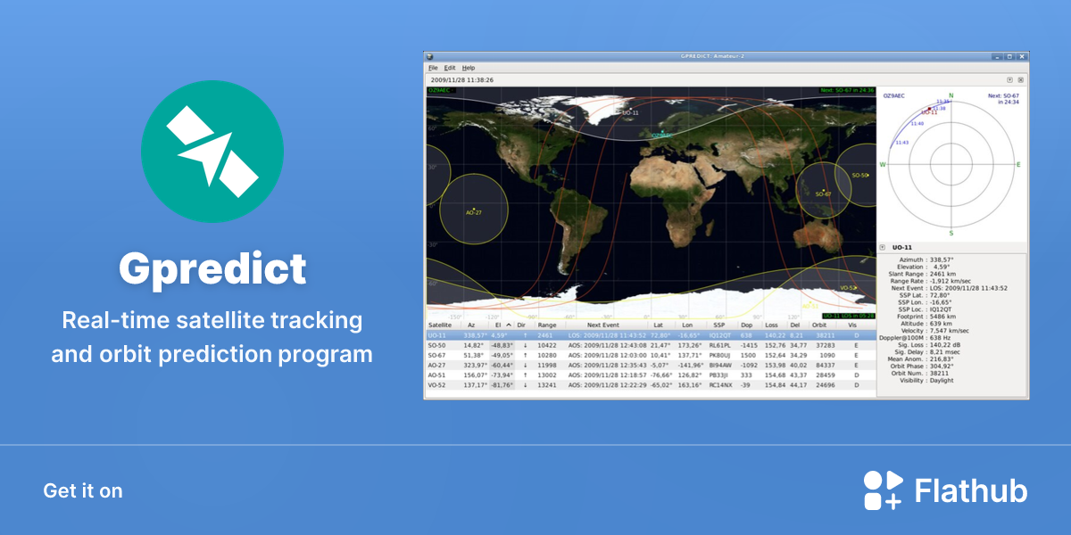 ثبِّت Gpredict على لينكس | فلاتهب