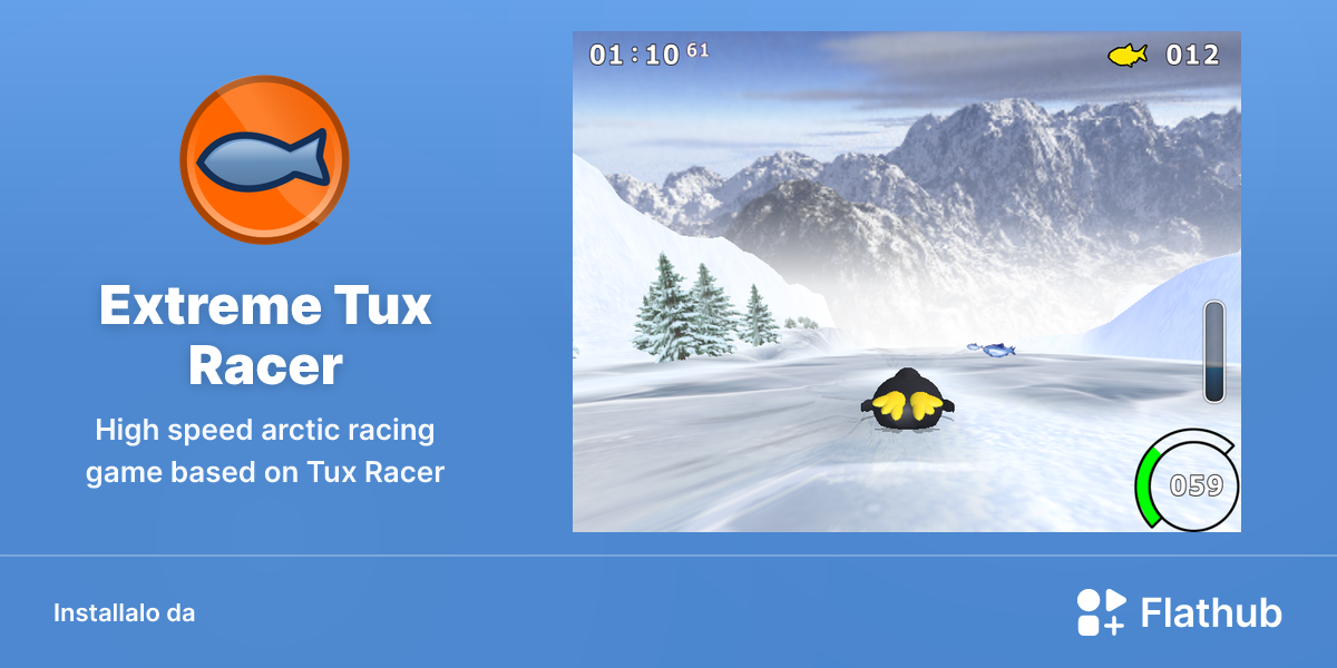 Installa Extreme Tux Racer su Linux | Flathub