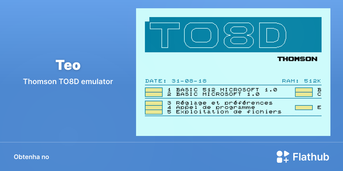 Instalar Teo no Linux | Flathub