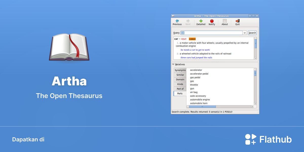 Memasang Artha di Linux | Flathub