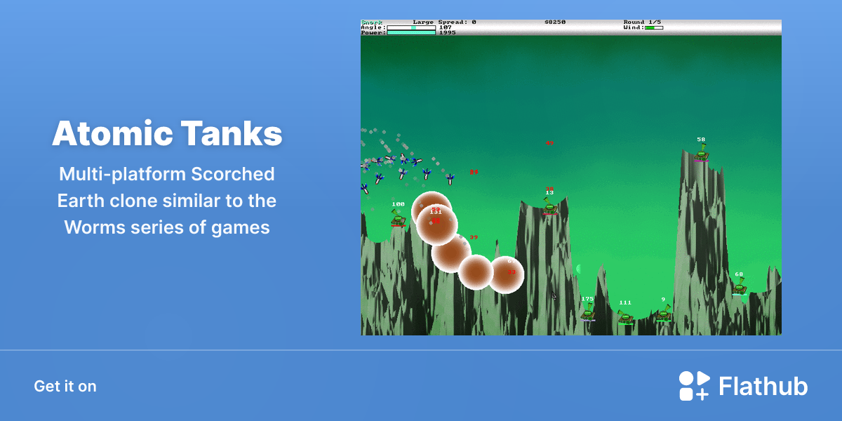 Install Atomic Tanks on Linux | Flathub