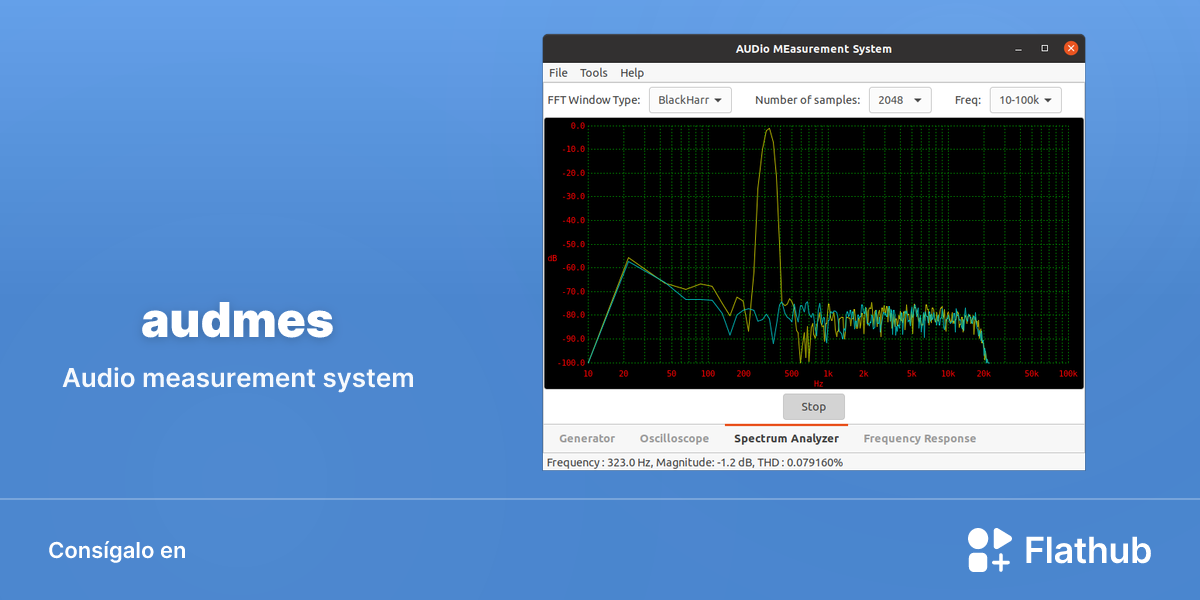 Instalar audmes en Linux | Flathub