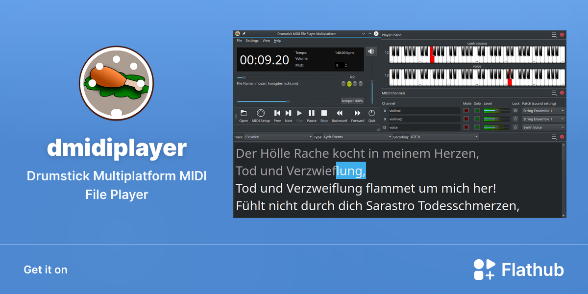 Install dmidiplayer on Linux | Flathub