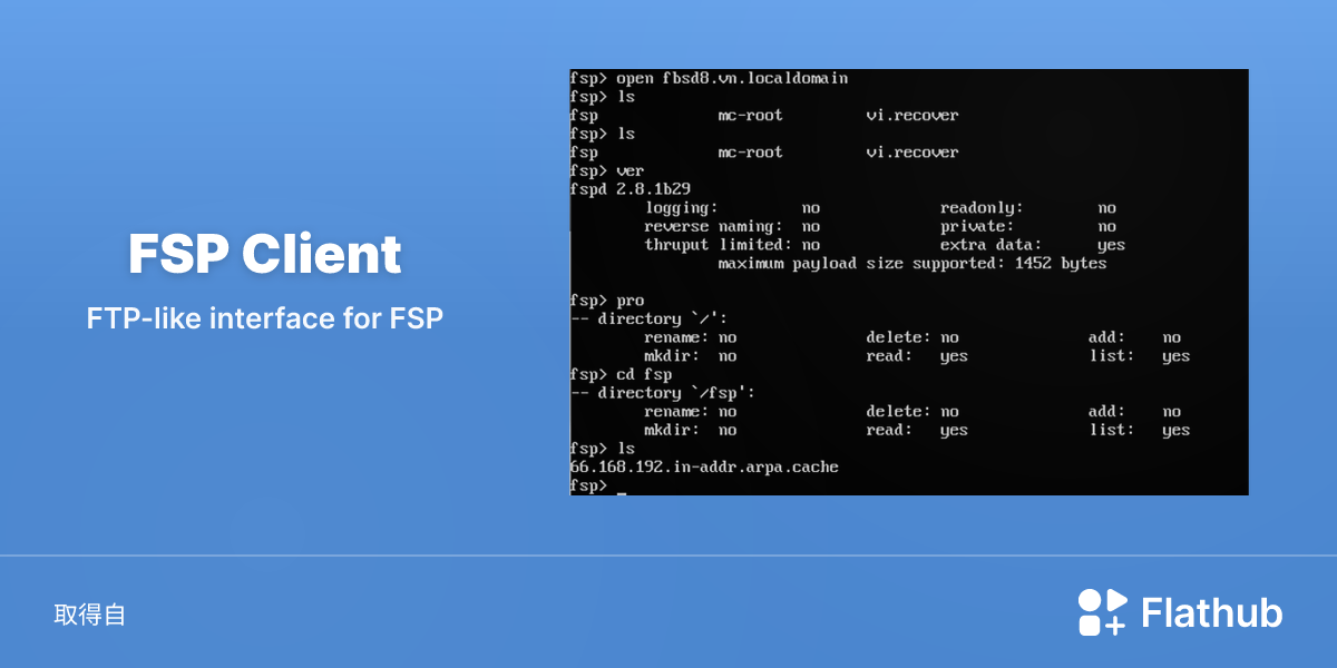 在 Linux 上安裝 FSP Client | Flathub