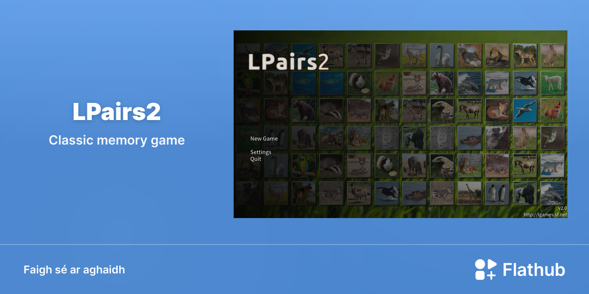 Suiteáil LPairs2 ar Linux | Flathub