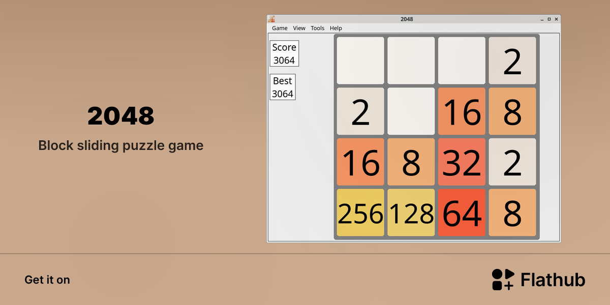 Install 2048 on Linux | Flathub