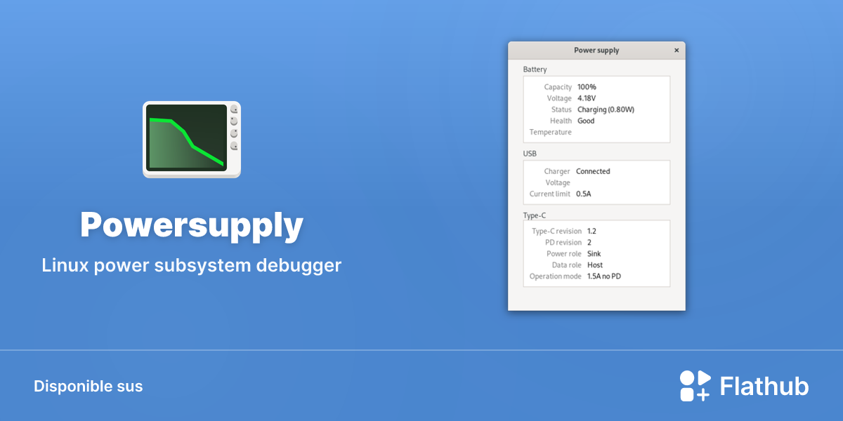 Installar Powersupply sus Linux | Flathub