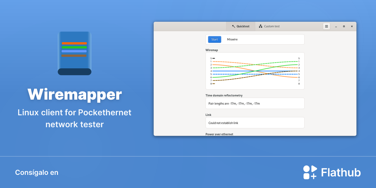 Instalar Wiremapper en Linux | Flathub