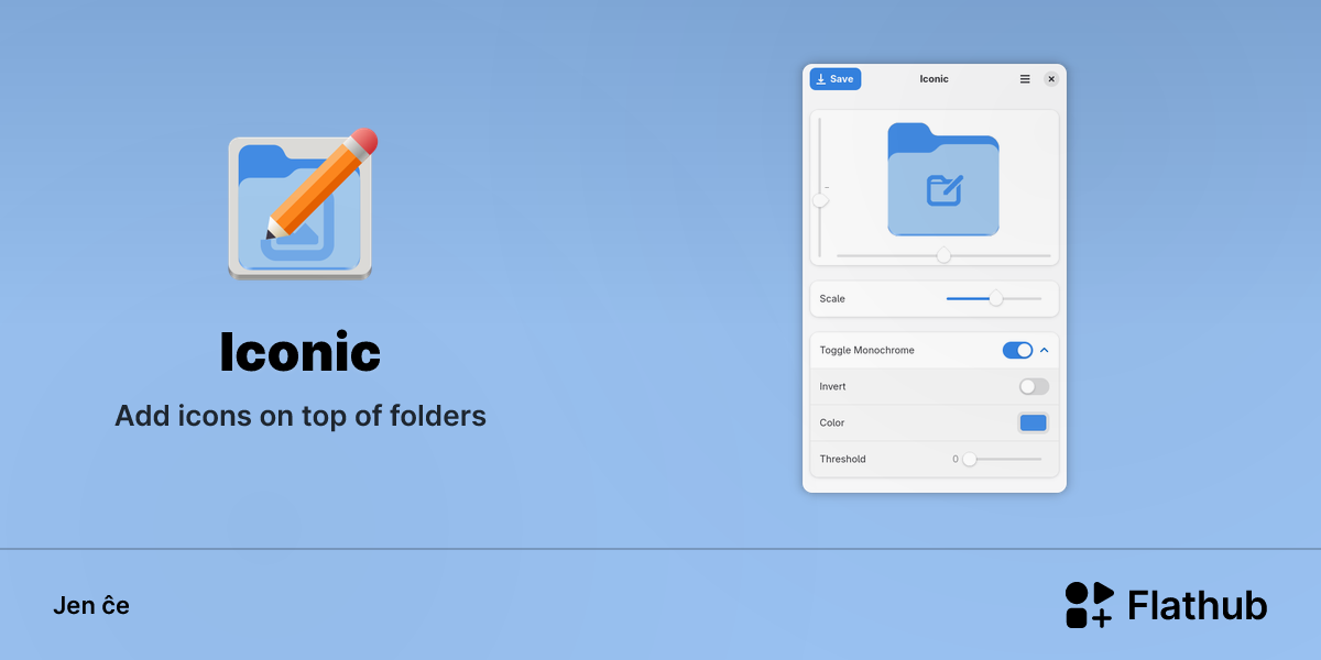 Instali Iconic sur Linux | Flathub