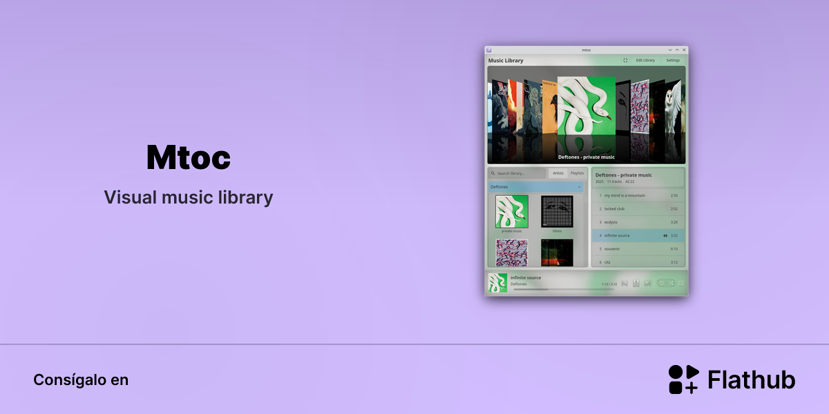 Instalar Mtoc en Linux | Flathub