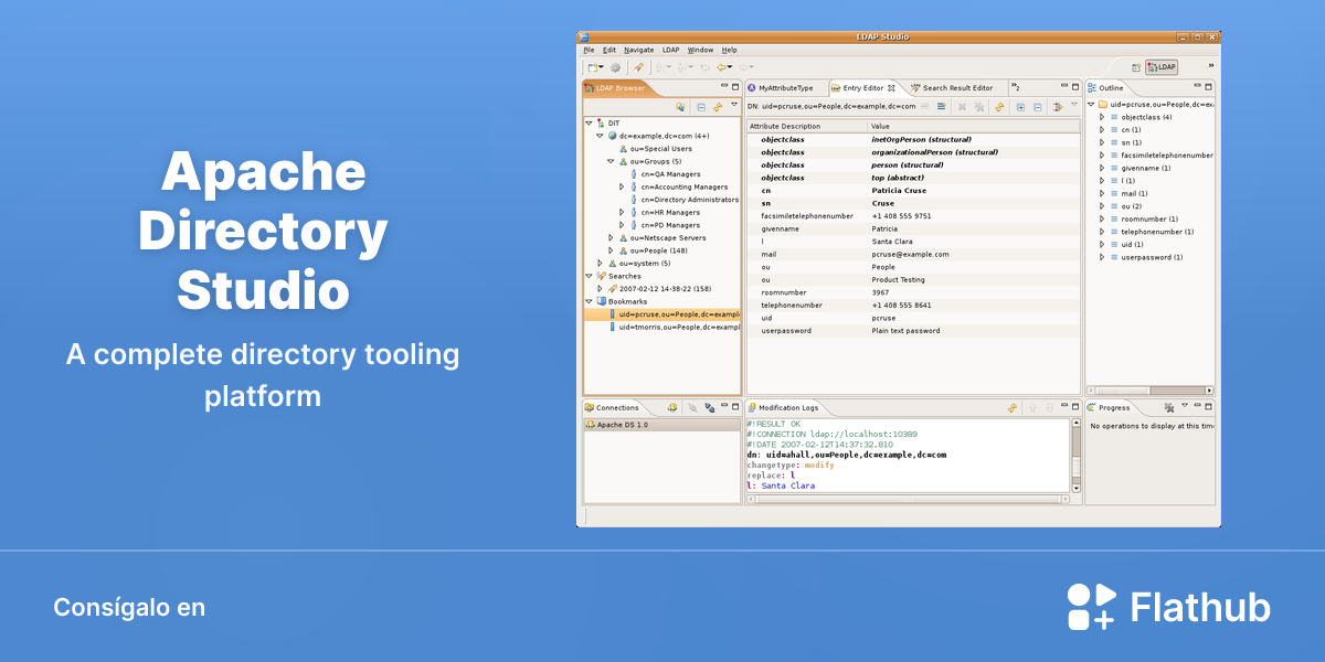 Instalar Apache Directory Studio en Linux | Flathub