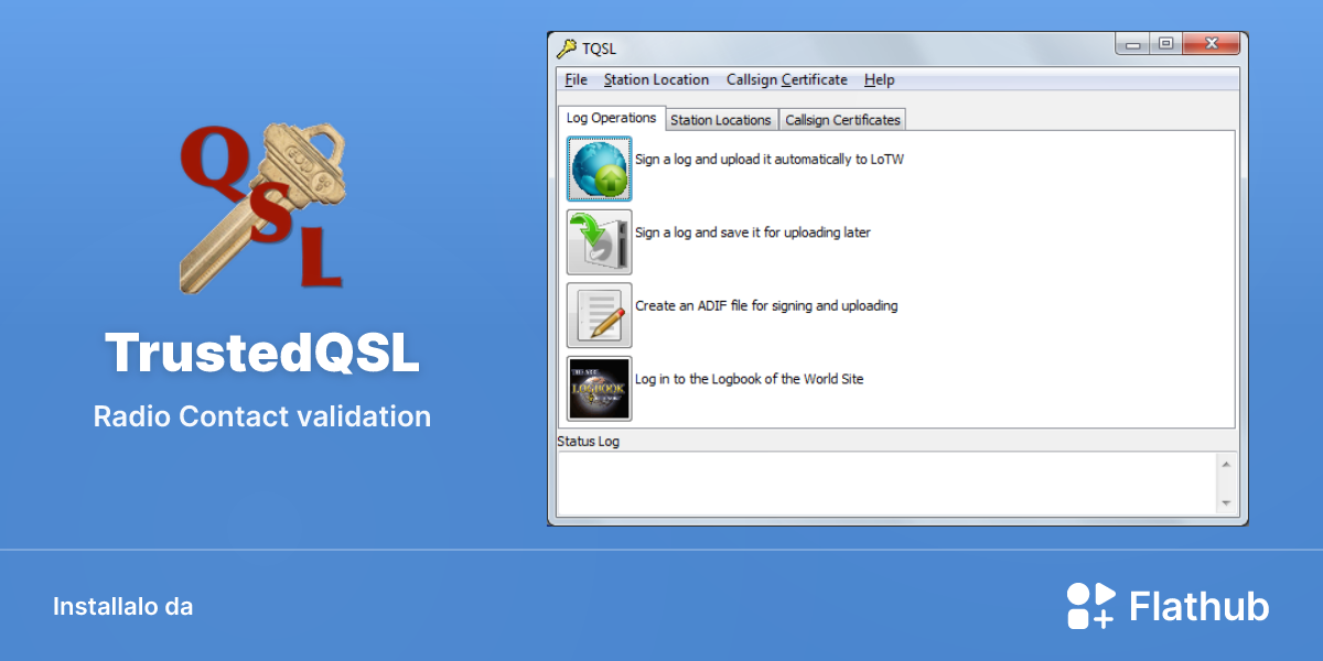 Installa TrustedQSL su Linux | Flathub