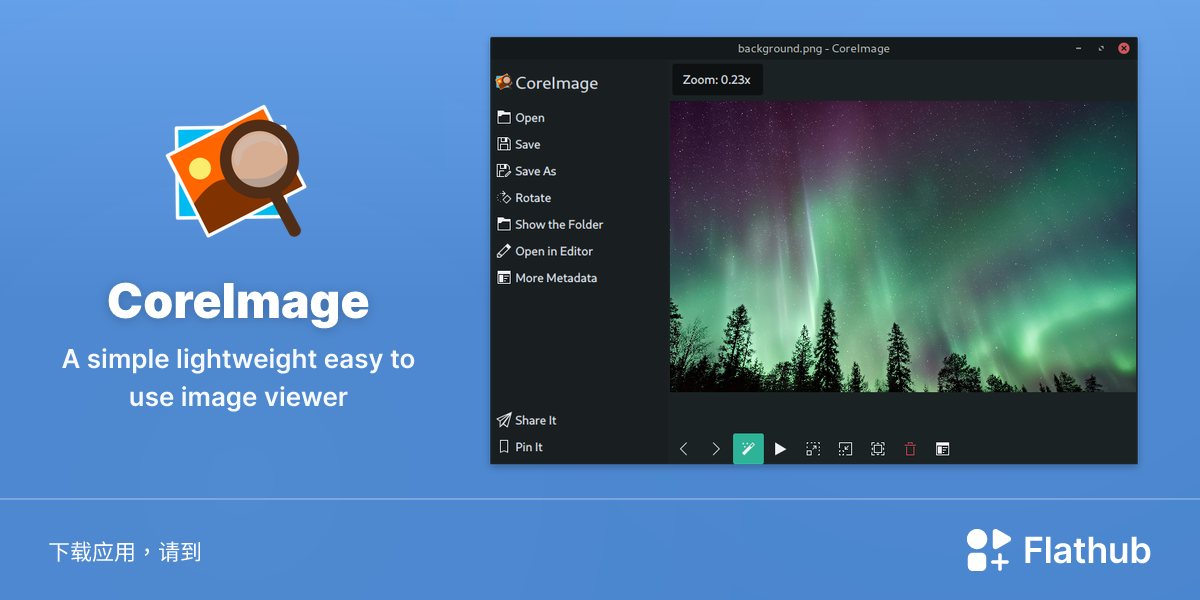 在 Linux 上安装 CoreImage | Flathub