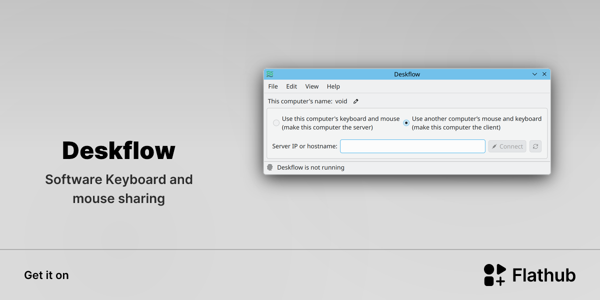 Install Deskflow on Linux | Flathub